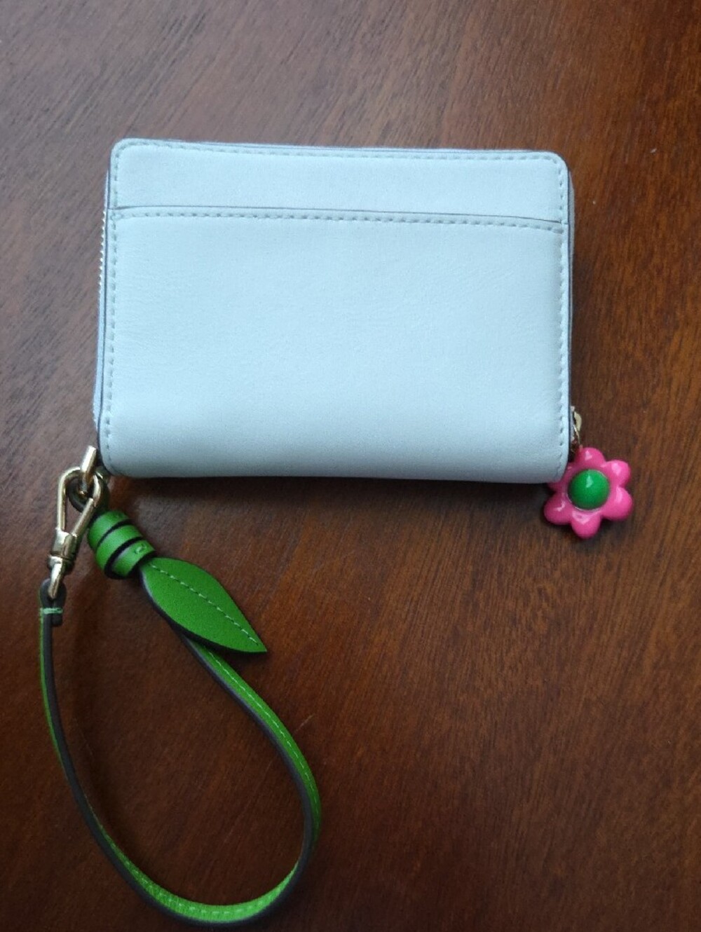 Kate Spade White Floral Wristlet with Bright Multicolor Blooms - Picture 4 of 4